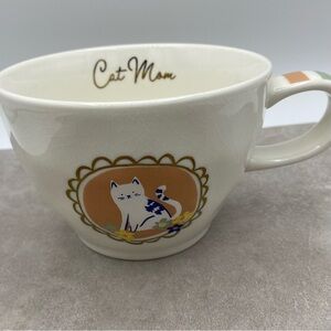 Threshold Cat Mom Mug Cup Coffee Tea Wide Mouth Handle Stoneware 16 oz Gifts